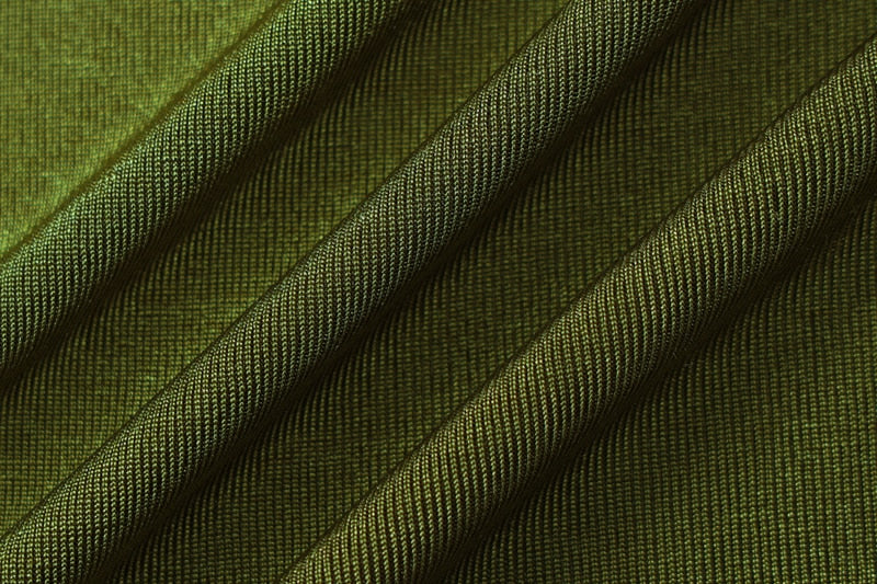 Green Sleeveless Bodycon Split Long Dress