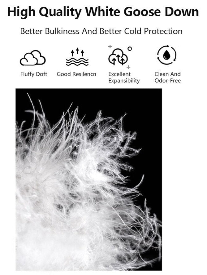 Goose Down Real Fur Puffer Coats