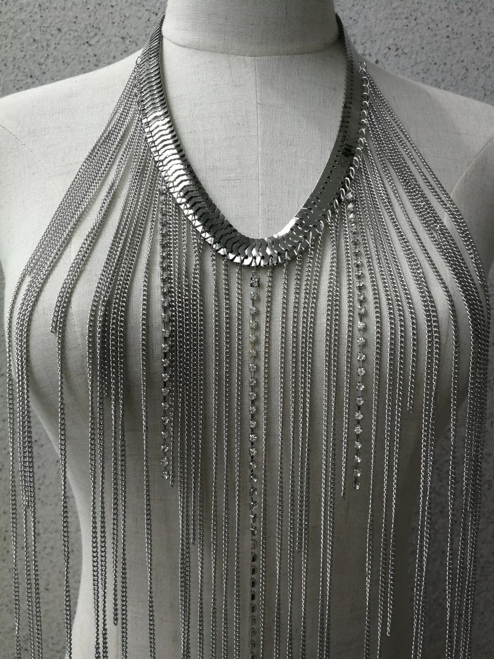 Long Tassel Body Necklace