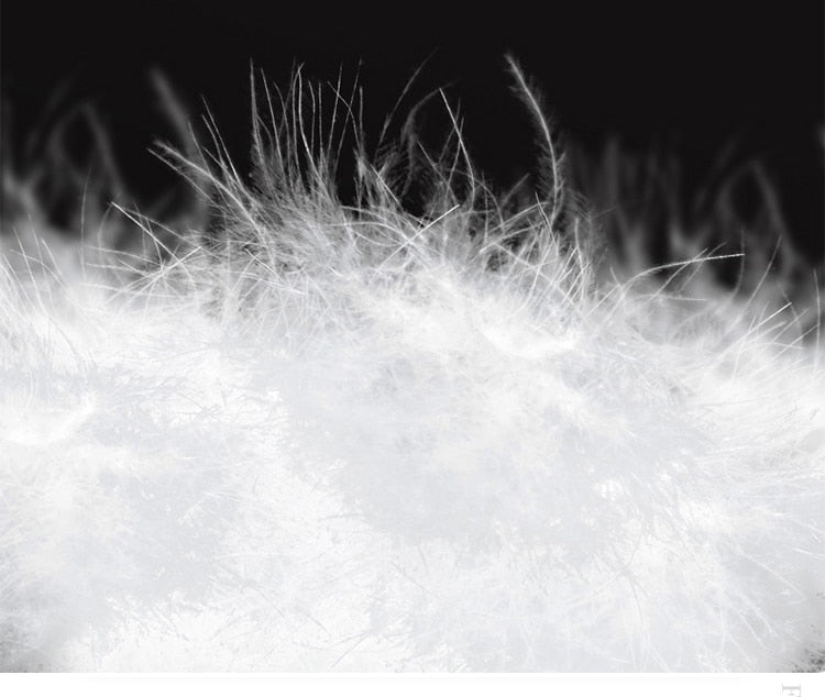 Duck Down Puffer Coats Real Fur Outer Front Half & Cuffs