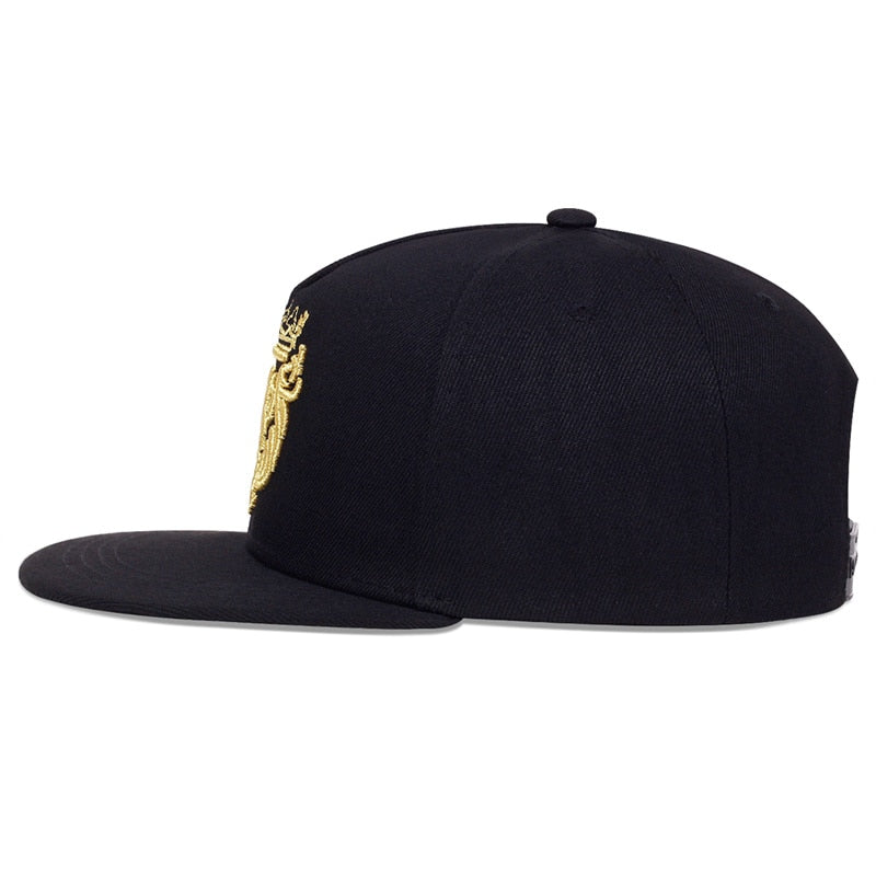 Lion Embroidered Snapback Hats