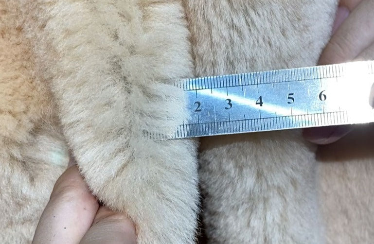 Dark Brown Genuine Leather Shearling Coats