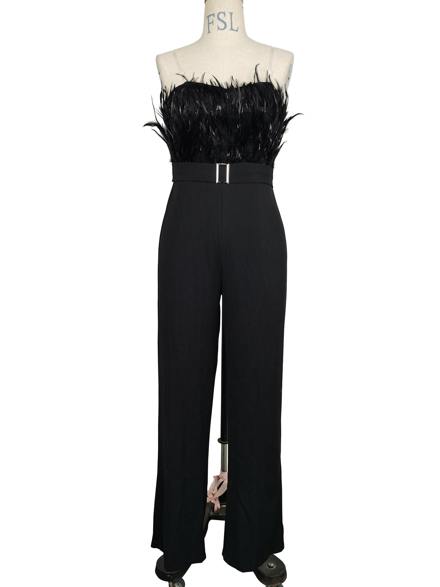 Tube Feather Jumpsuits