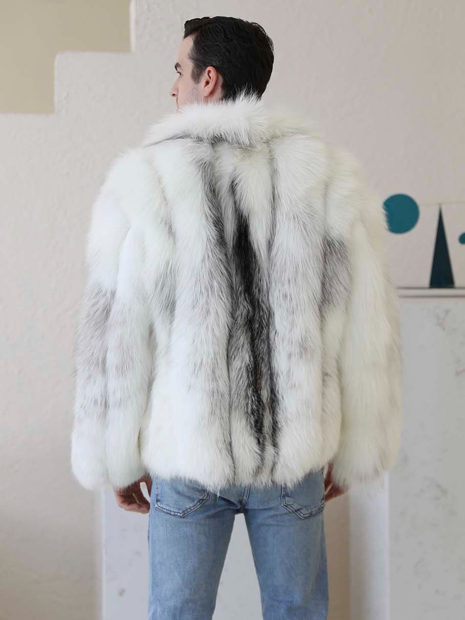 Marble Real Fox Fur Coats