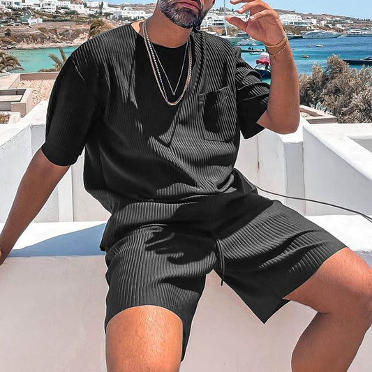 Loose Short Sleeve Shirt & Short Sets