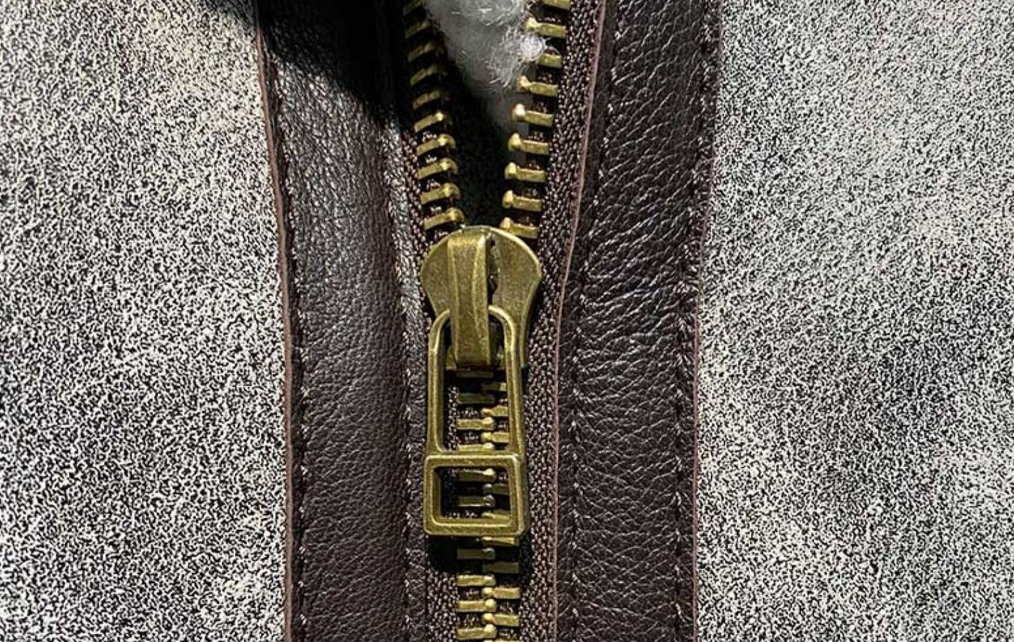 Genuine Leather Coat Real Shearling Fur