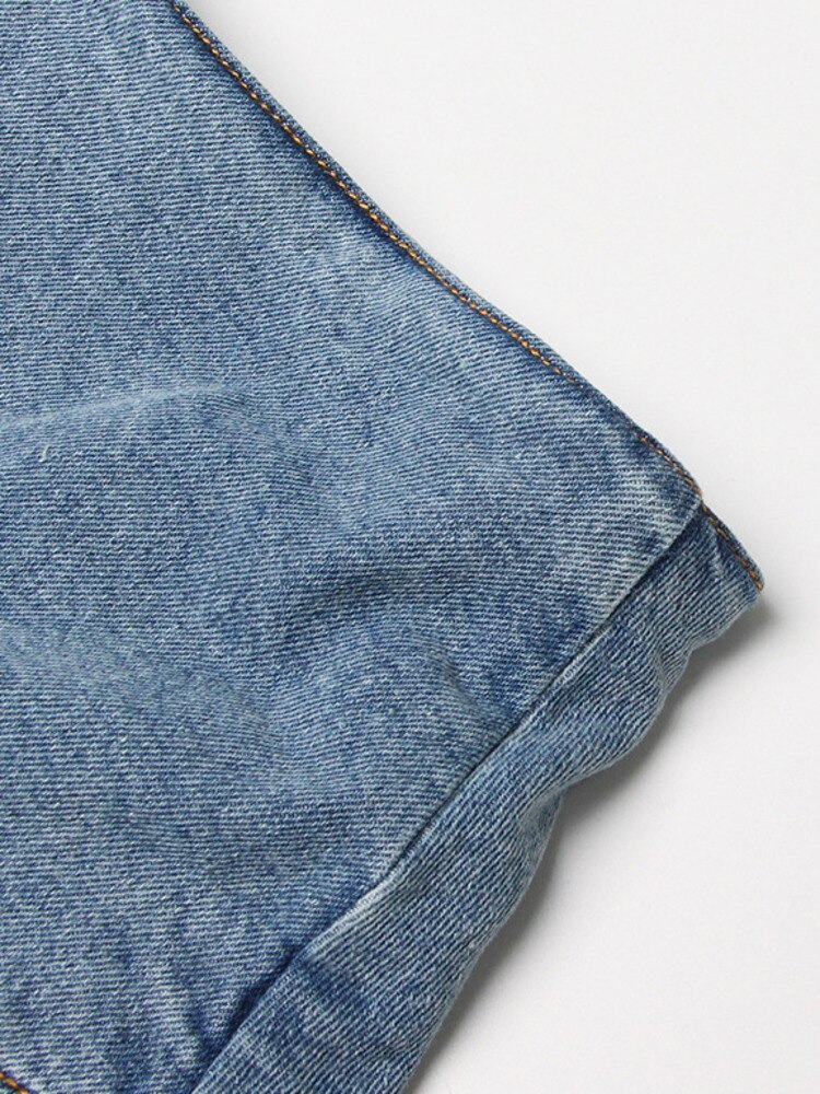 Jean Pocket Skirt Denim Shorts