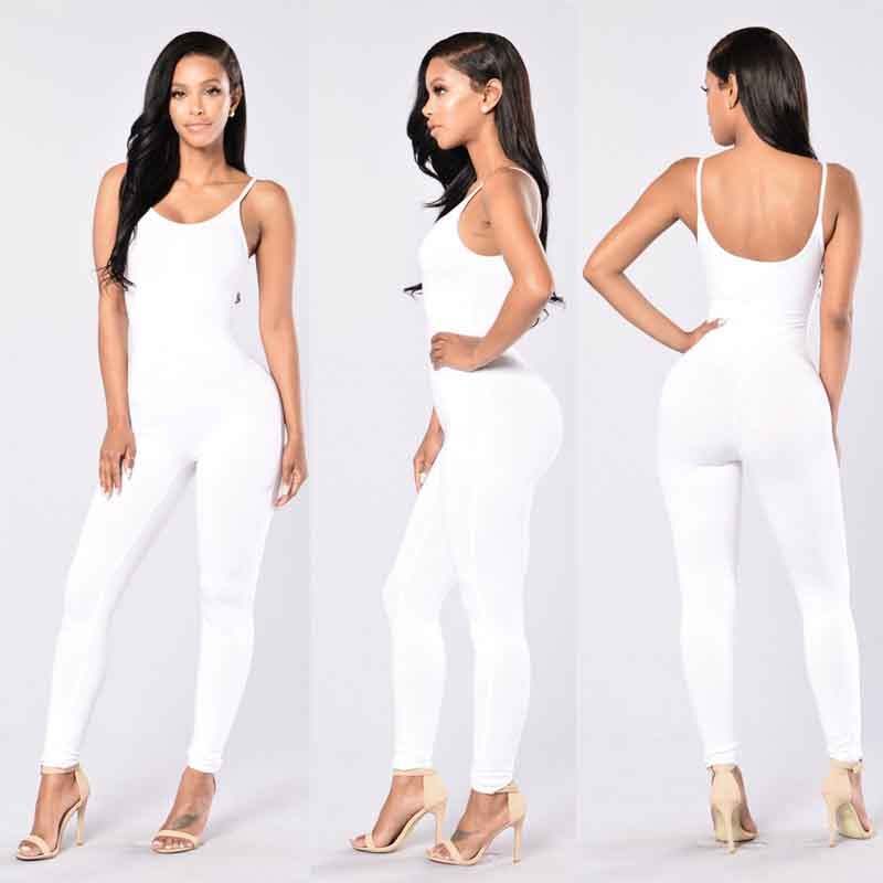Strap Sleeveless Backless Jumpsuit (Multi-Colors)