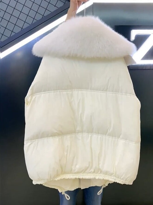 Goose Down Real Fur Puffer Coats