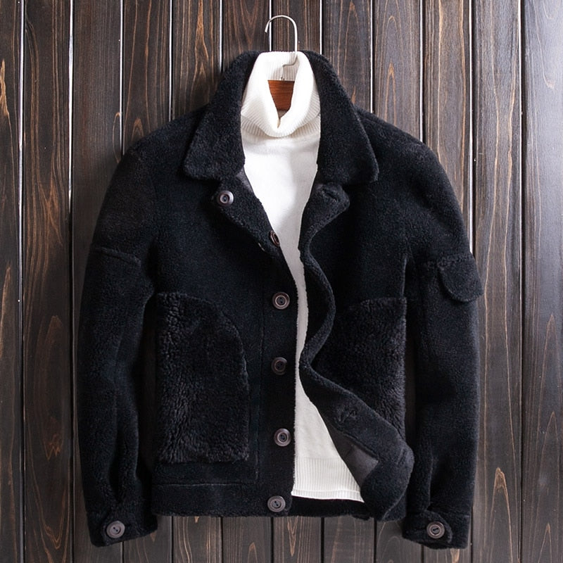 Reversible Real Shearling Fur Jackets