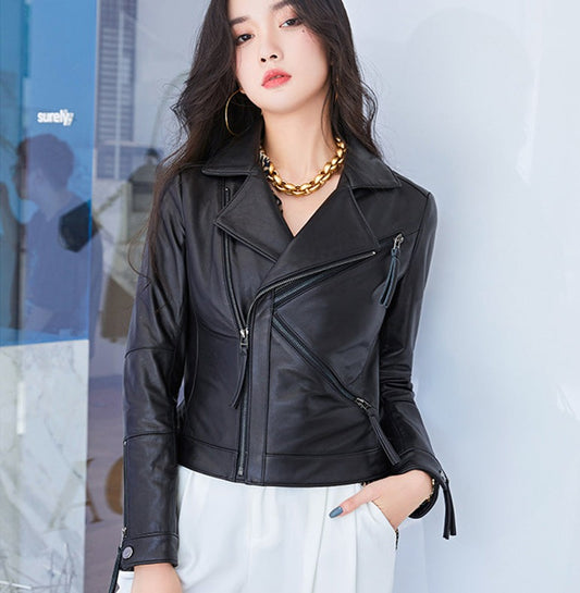 Genuine Leather Jackets Classy Moto