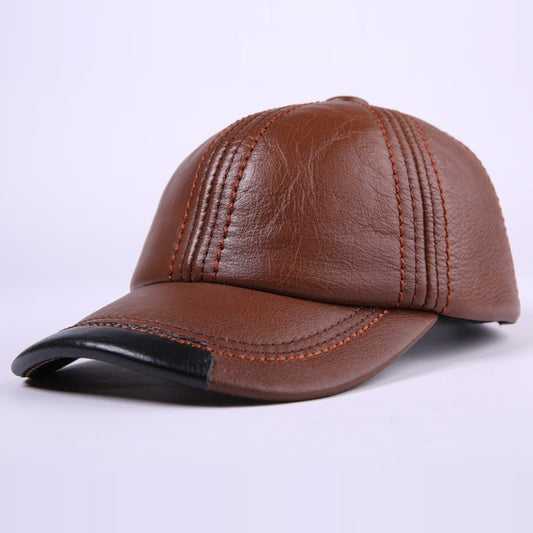 Genuine Leather Adjustable Baseball Caps