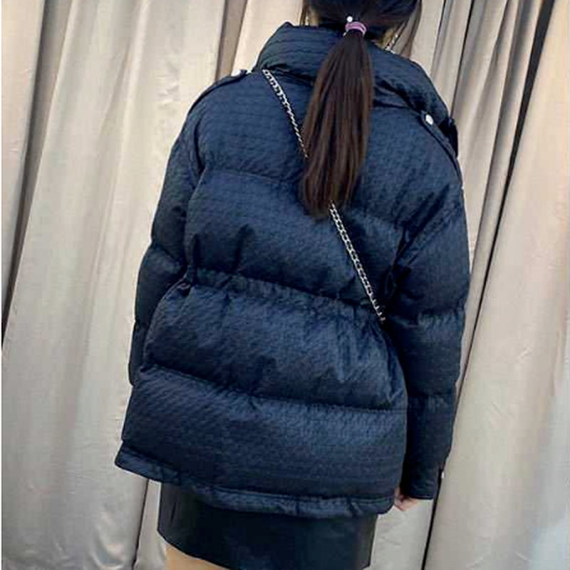 Loose Multi Pocket Puffer Jackets