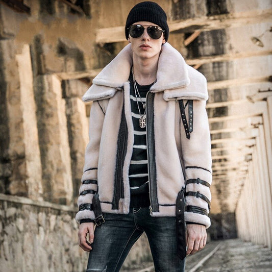 Genuine Leather Real Fur Shearling Coats