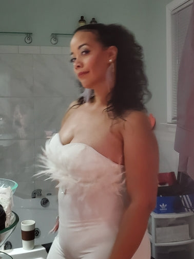Tube Feather Jumpsuits