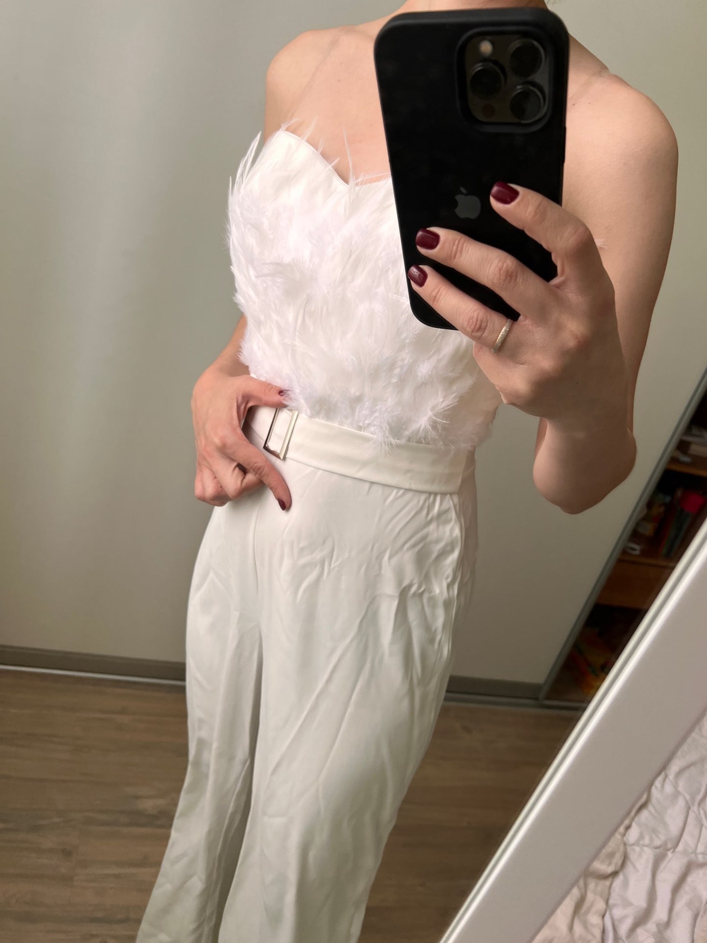 Tube Feather Jumpsuits