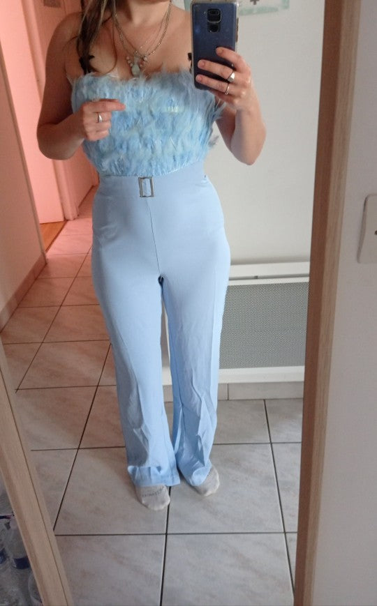 Tube Feather Jumpsuits