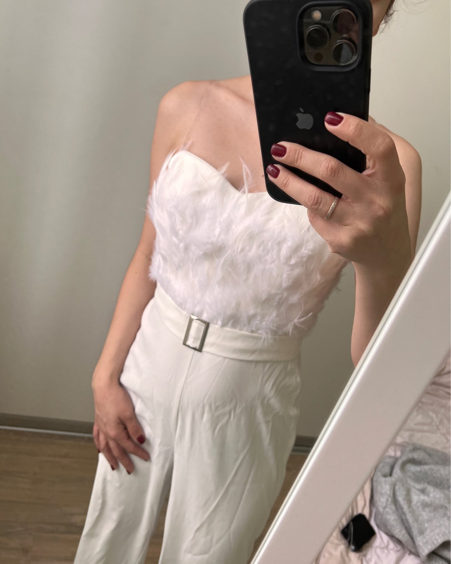 Tube Feather Jumpsuits