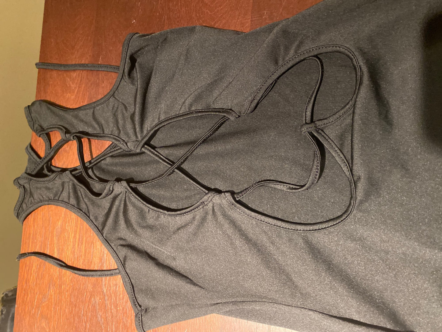 Sleeveless Bandage Cut Chest Mini Dresses