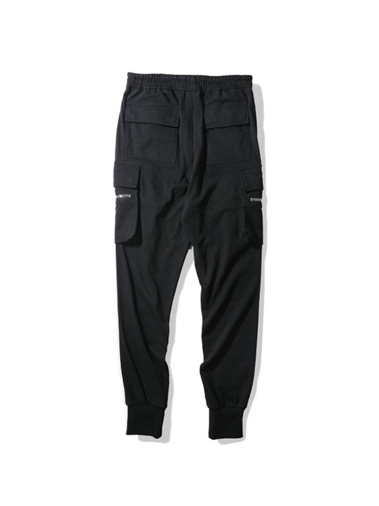 Black Cargo Sweatpants
