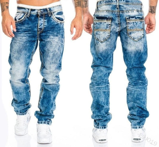 Assortment of Acid Wash Straight Jeans
