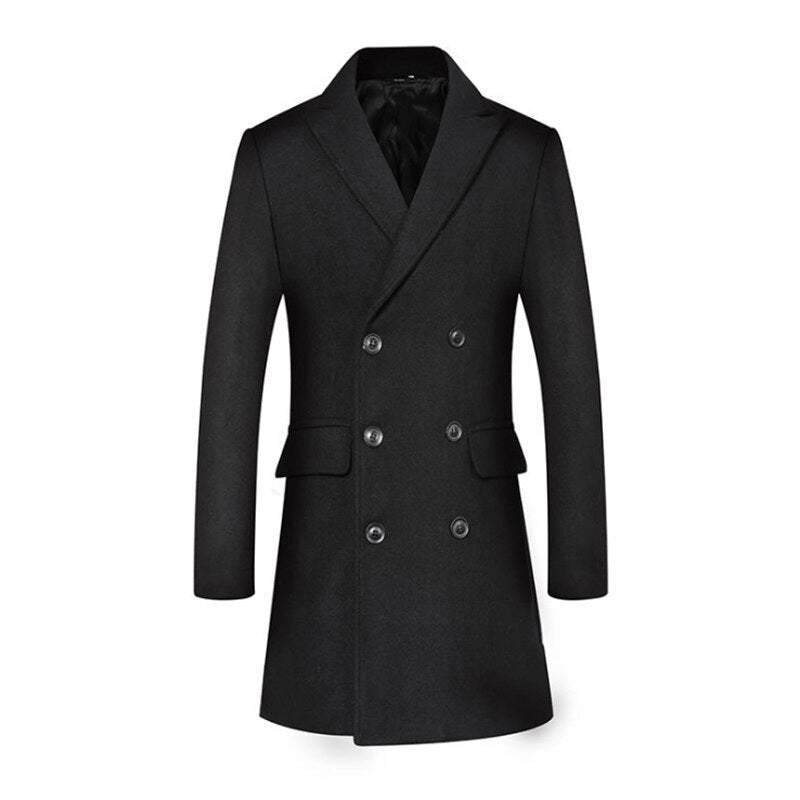Wool Double Breasted Pea Coat