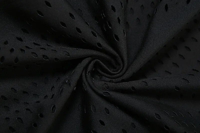 Mesh Long Sleeve Backless Jumpsuits