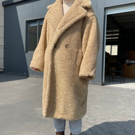 Classic Wool Teddy Bear Oversized Coats