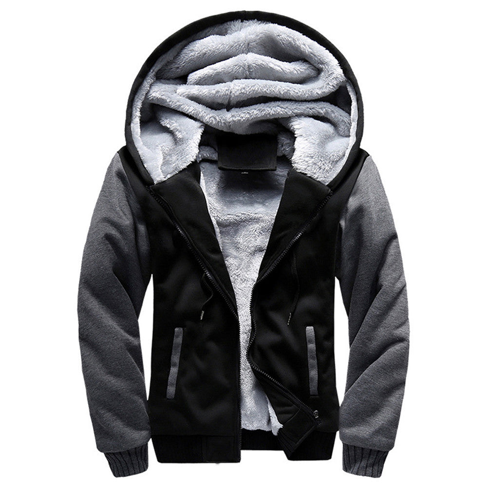 Warm Fleece Zipper Hoodie