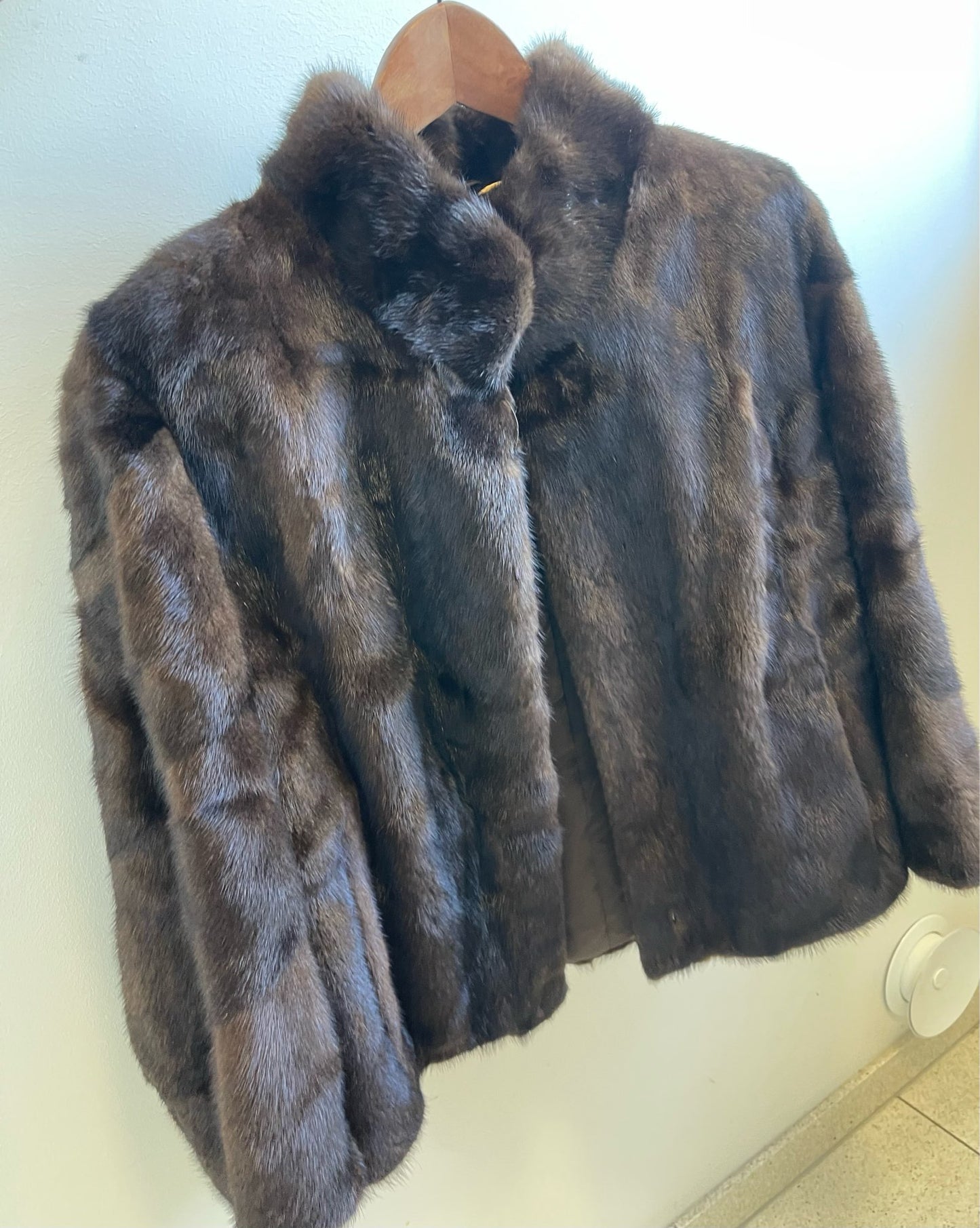 Wide Waisted Full Pelt Mink Fur Coats