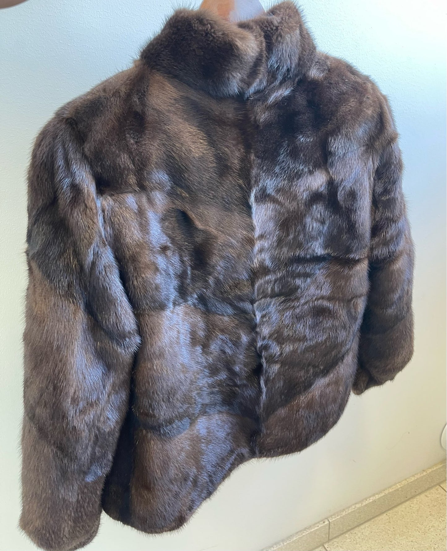 Wide Waisted Full Pelt Mink Fur Coats