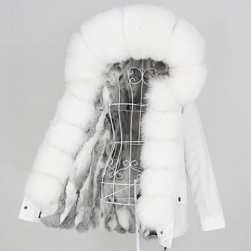 Waterproof Parka Real Fur Coats