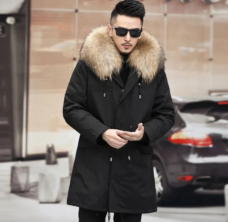 Real Mink Fur Coats Lining Big Parkas