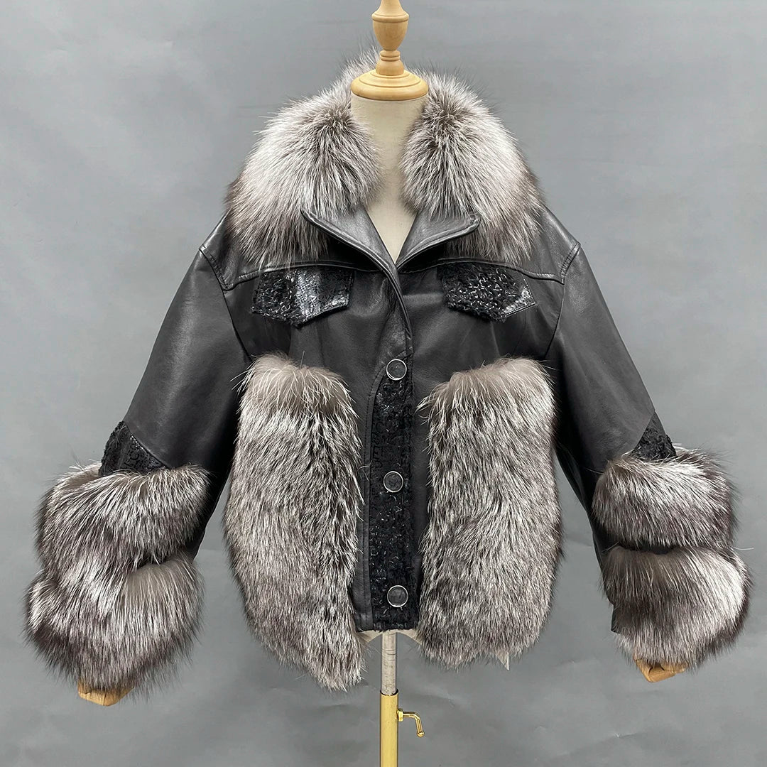 Genuine Leather Jackets Real Fur