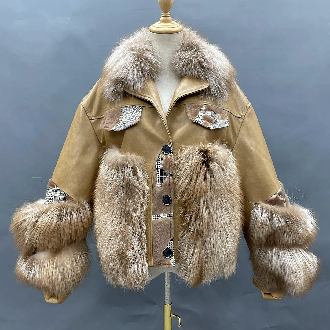 Genuine Leather Jackets Real Fur