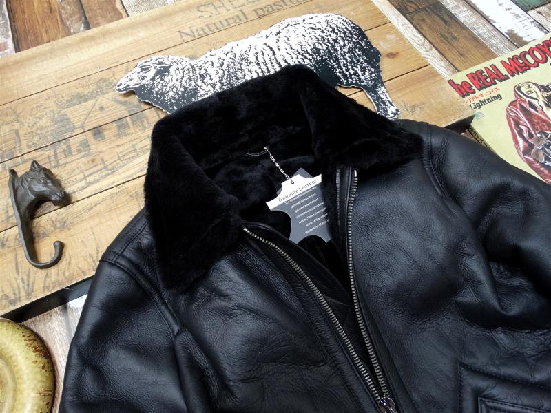 Black Genuine Leather Real Shearling Fur Coats