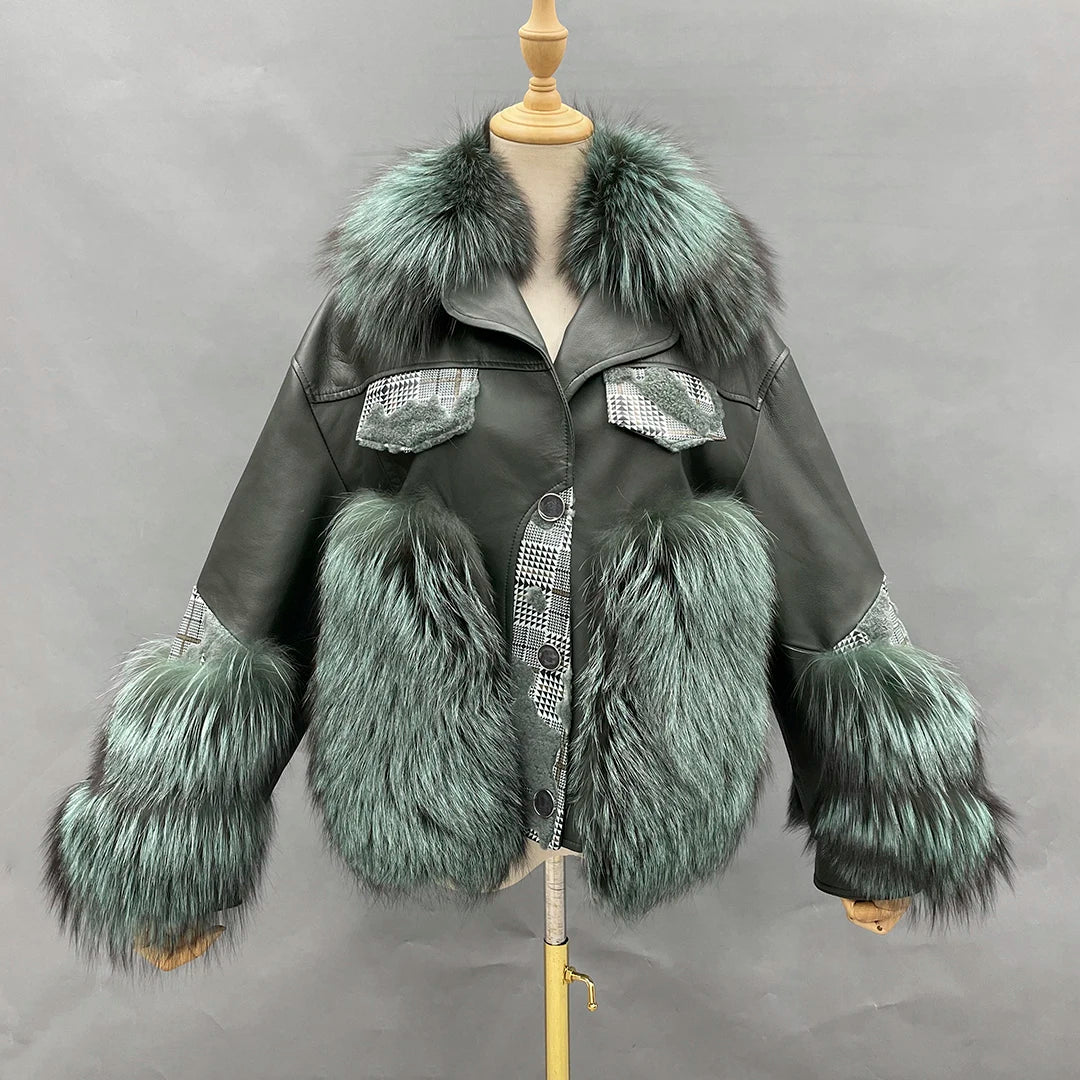 Genuine Leather Jackets Real Fur