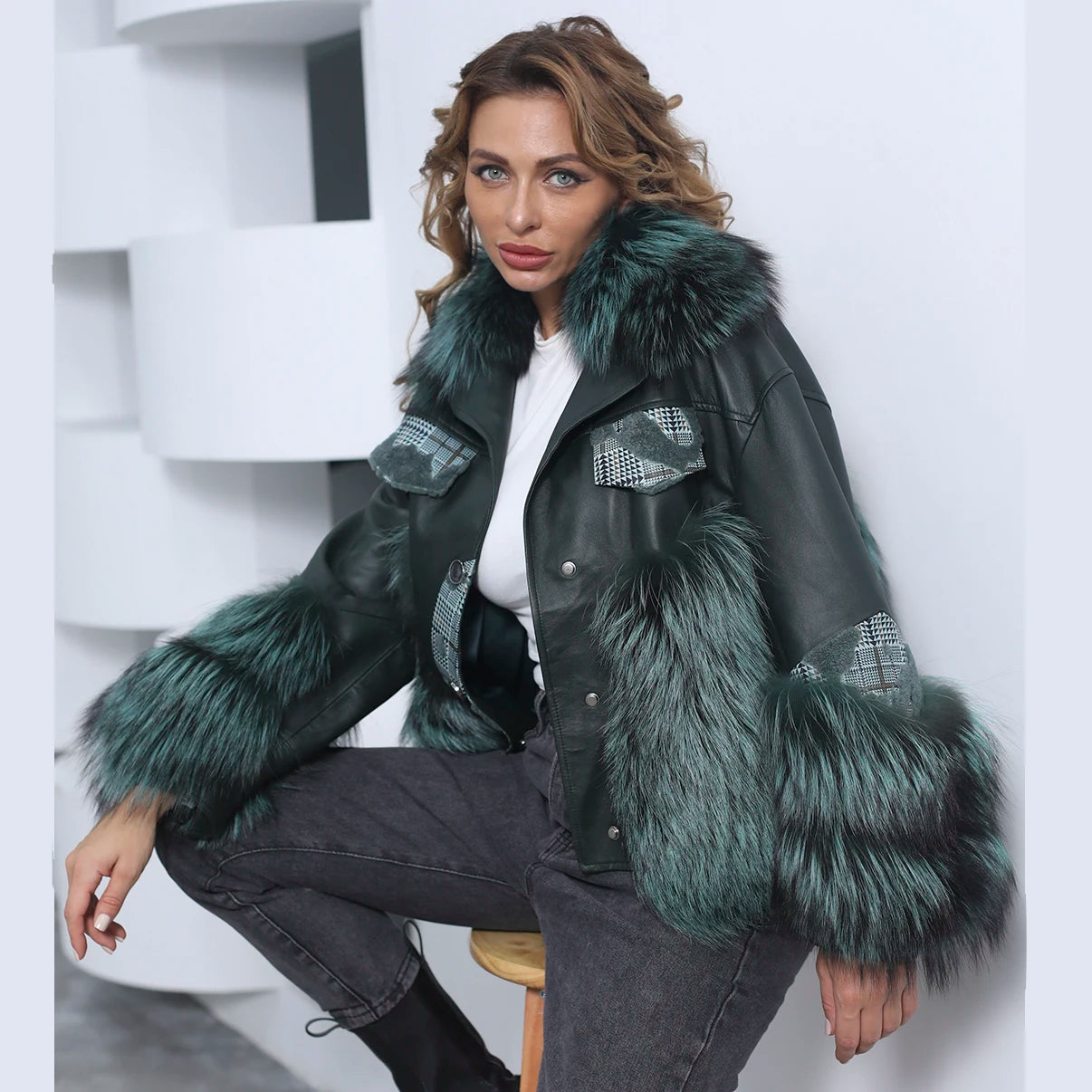 Genuine Leather Jackets Real Fur