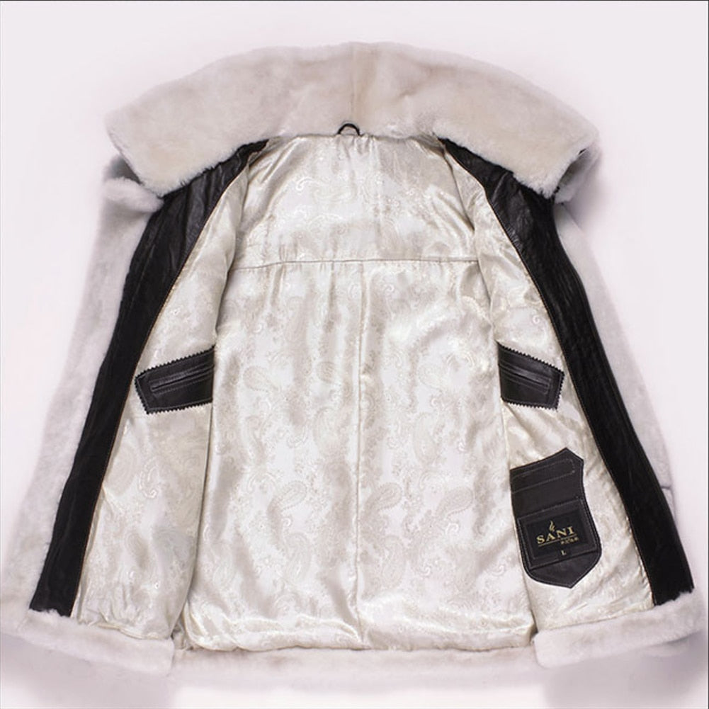 Genuine Leather Real Fur Shearling Coats