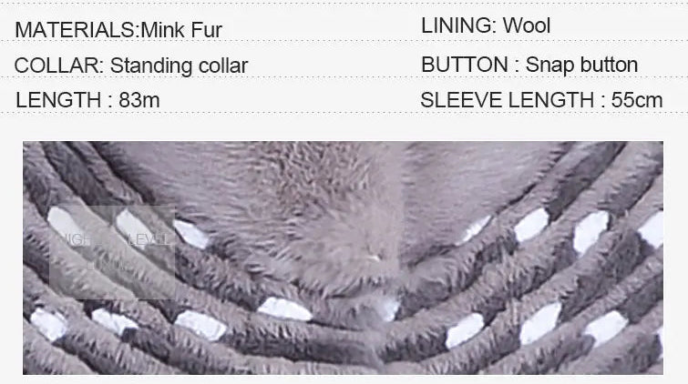 Knitted Real Mink Fur Poncho Batwing Sleeve