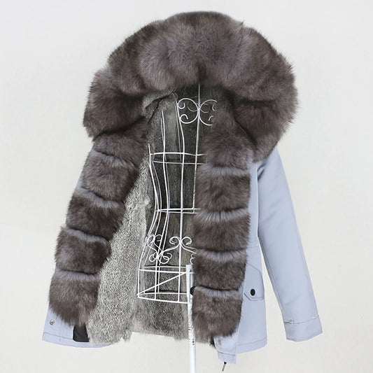 Waterproof Parka Real Fur Coats