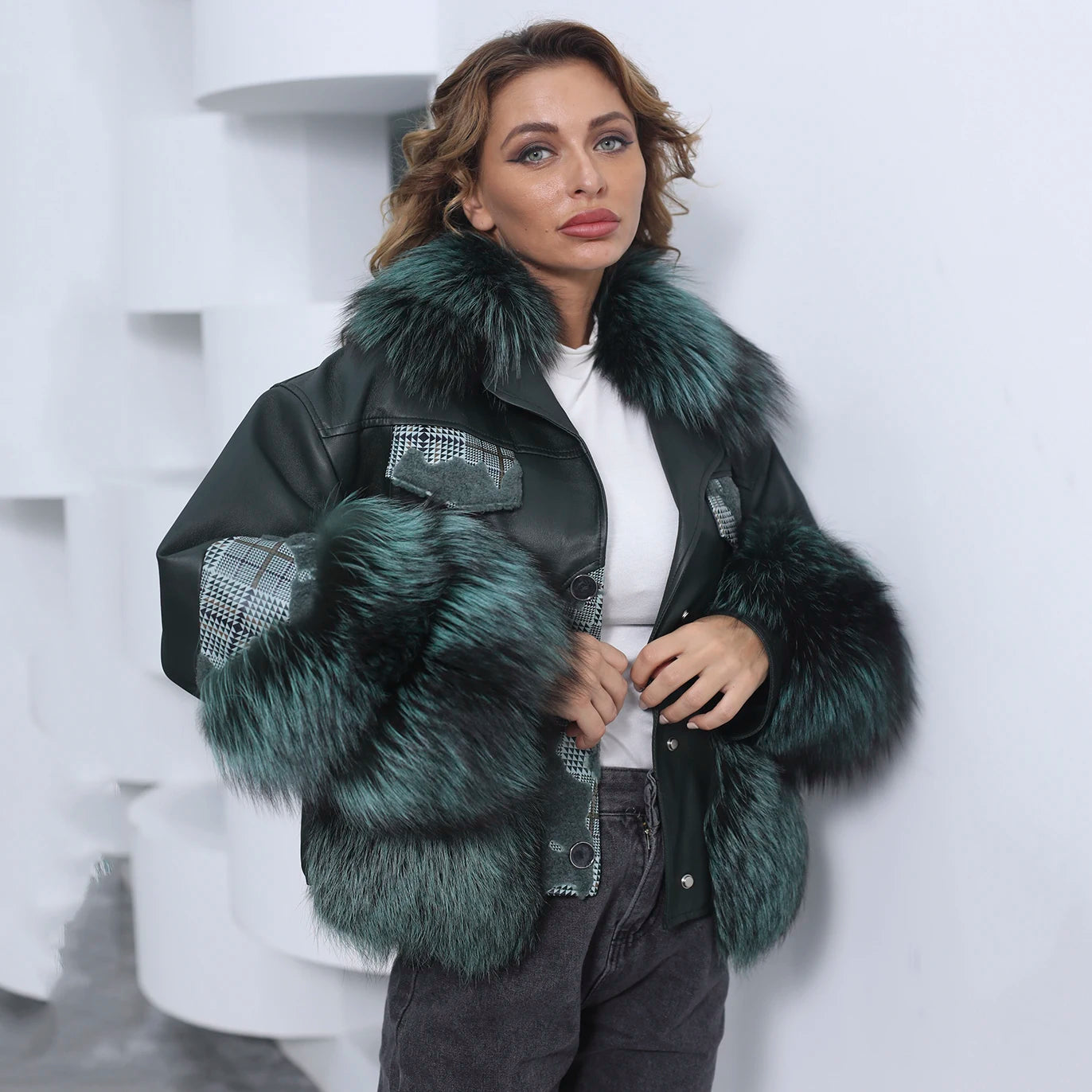 Genuine Leather Jackets Real Fur