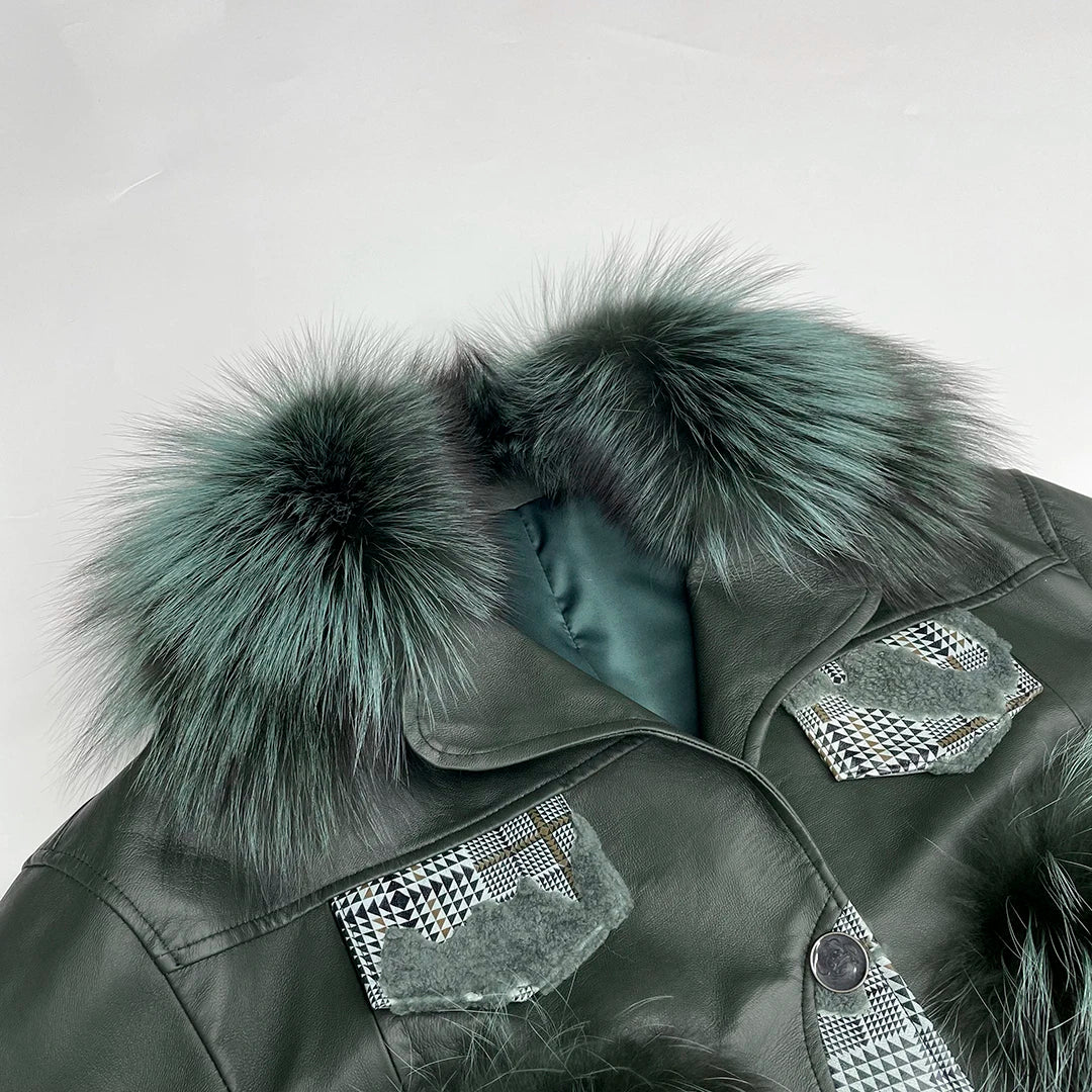 Genuine Leather Jackets Real Fur