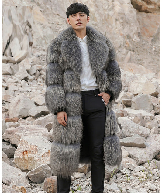 Genuine Real X-Long Fur Coats Full Pelt