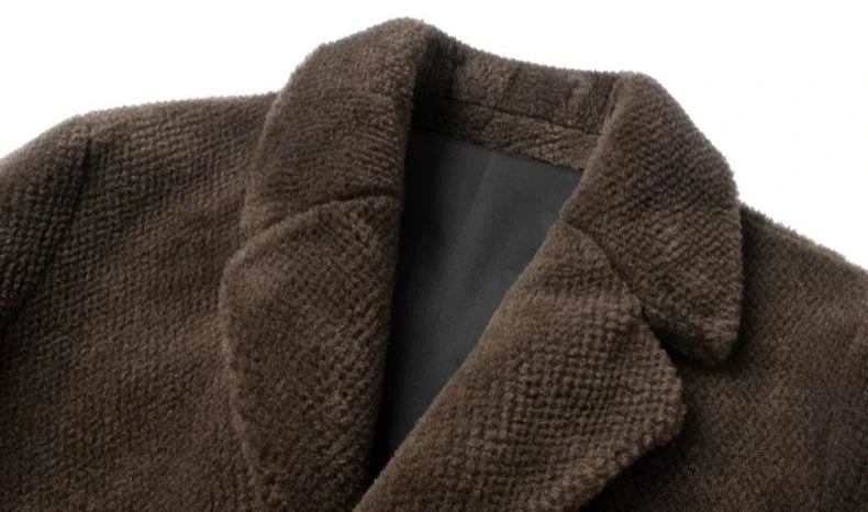 Sheared Fleece Real Wool Coats