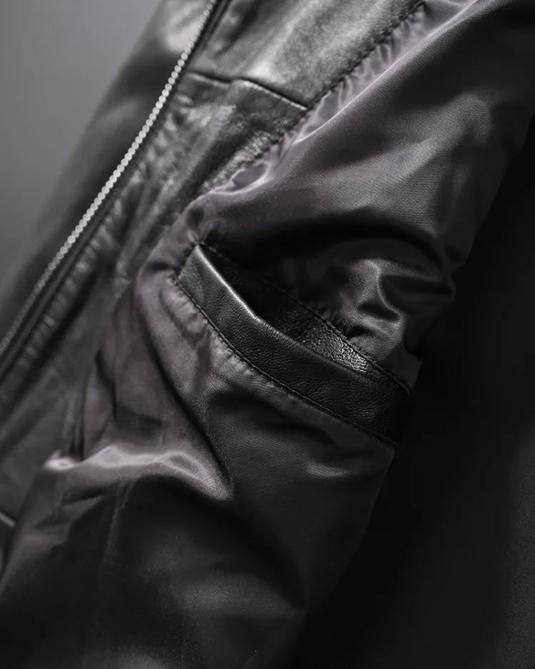 Genuine Leather Jacket Bomber