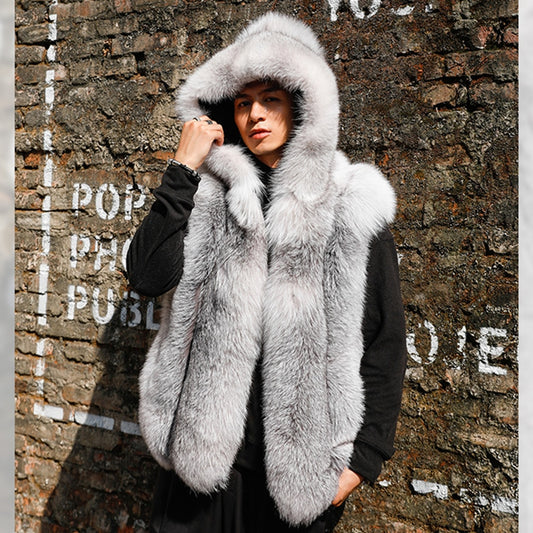Real Fur Vests With Hood