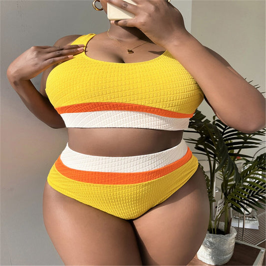 Splicing Bikini Sets Plus Size