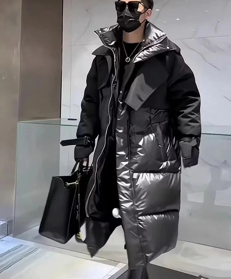 Duck Down Loose X-Long Puffer Jackets