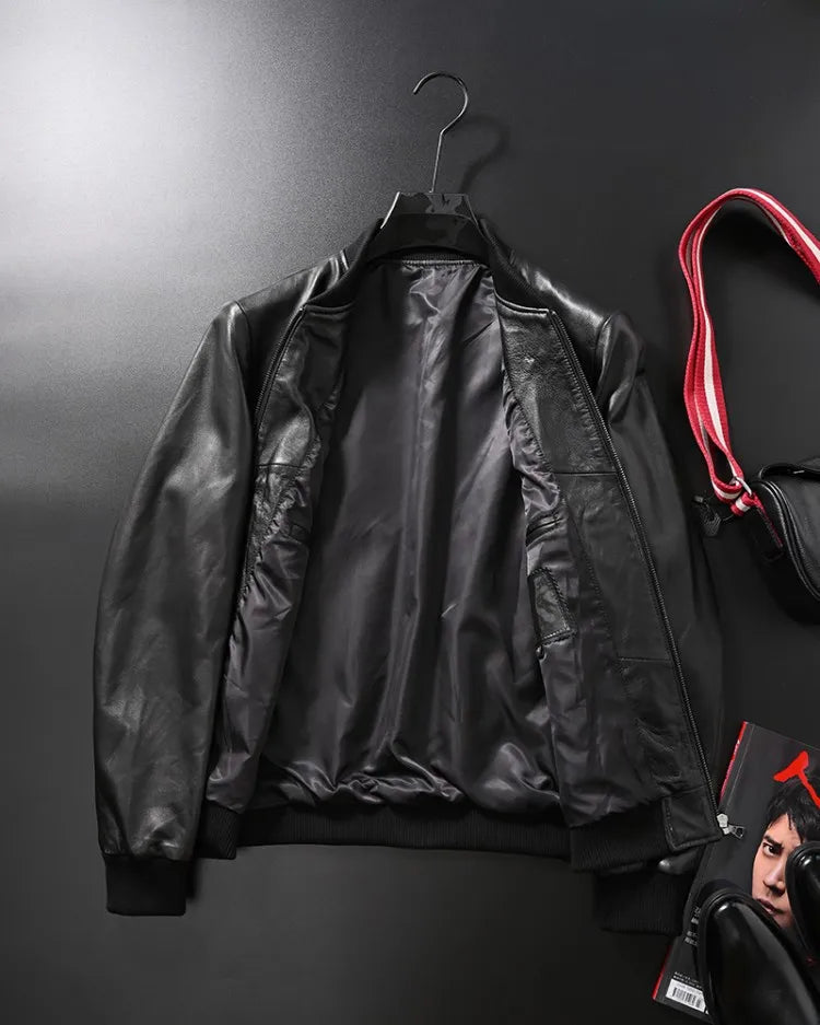 Genuine Leather Jacket Bomber